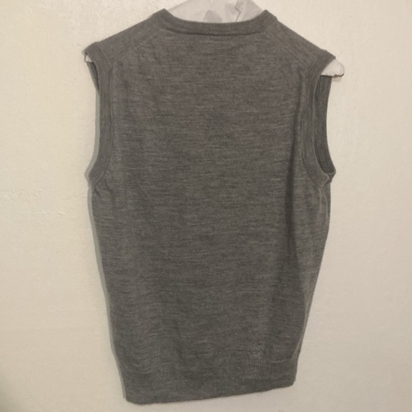 🌈 J Crew 100% merino wool vest M (damaged) - Picture 2 of 5